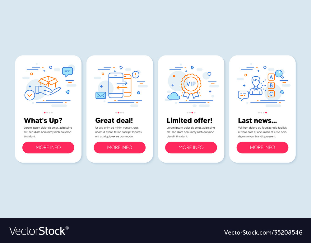 Set business icons such as phone communication