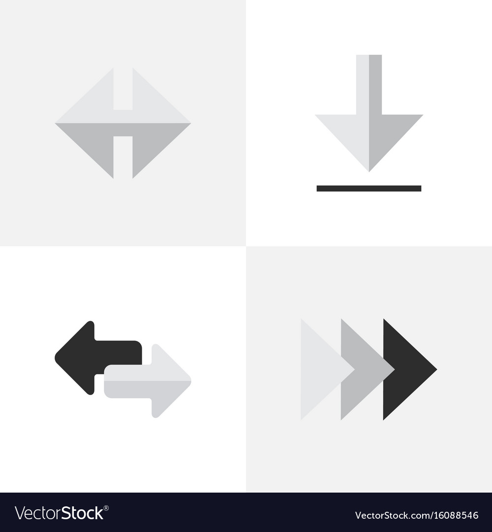 Set von einfachen Cursor-Symbolen
