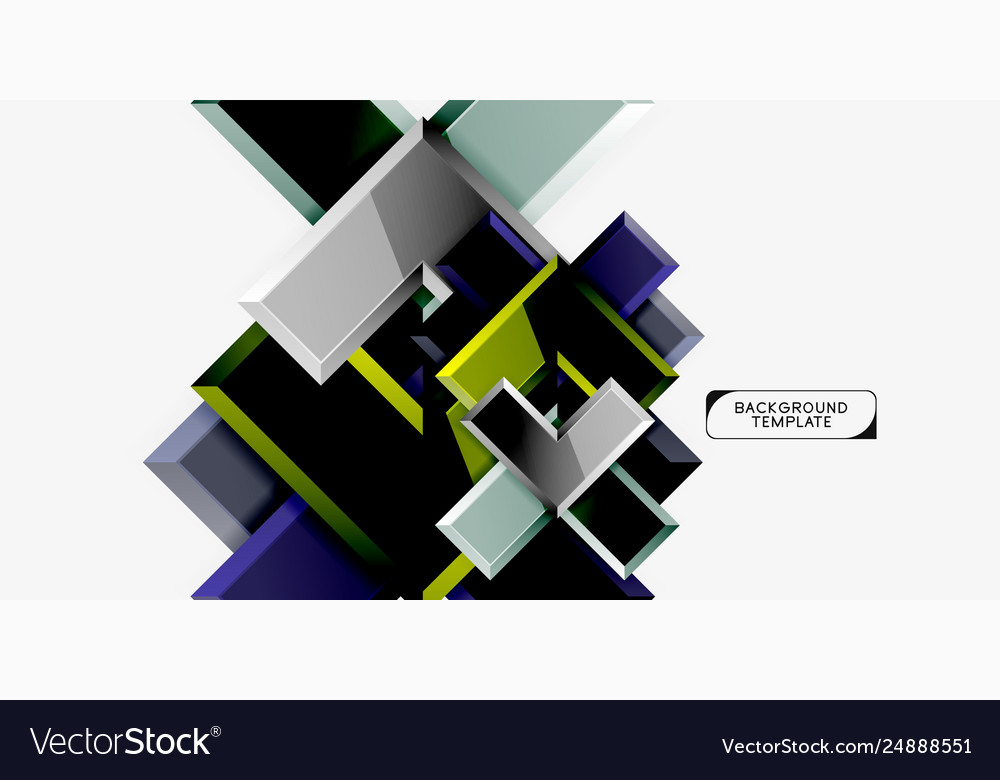 Abstract arrows composition background vector image Abstract arrows composition background
