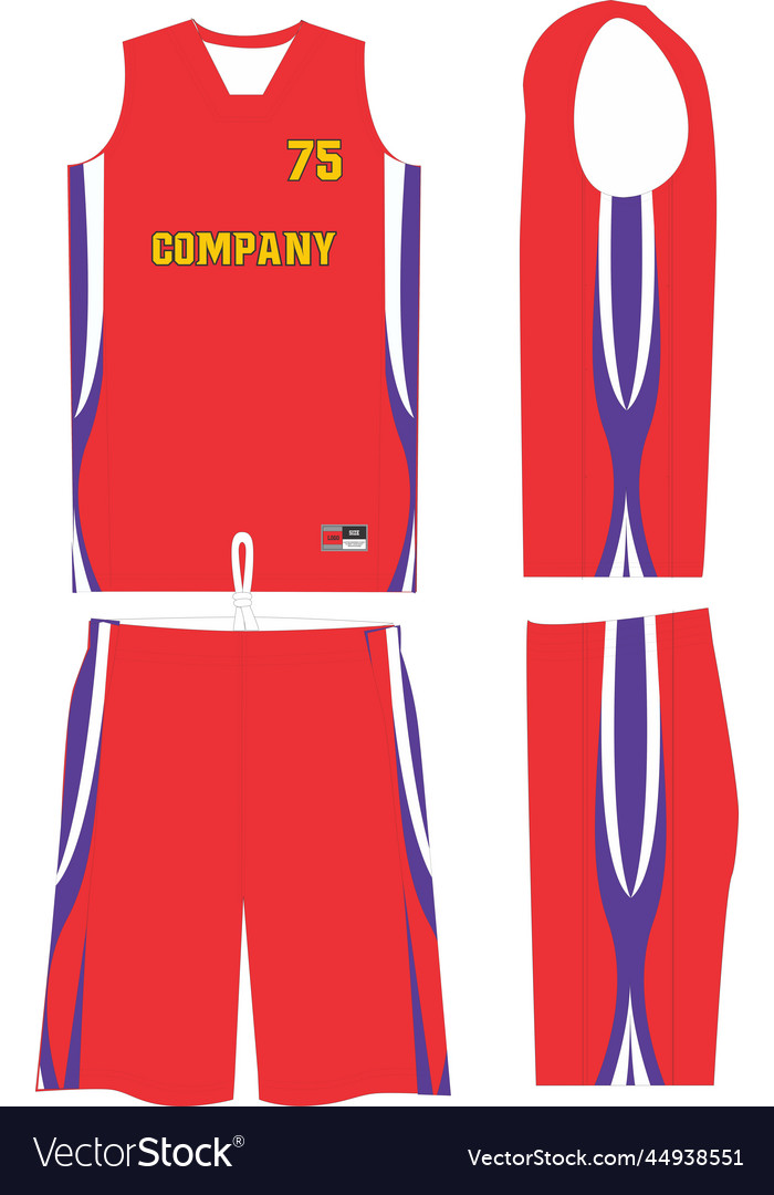 Basketball uniform custom design mock ups template