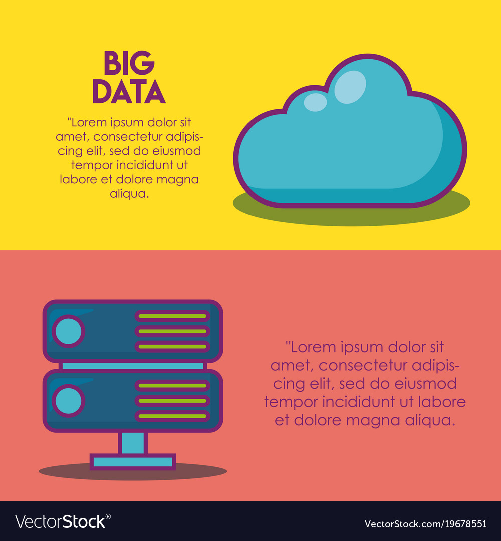 Big data design concept