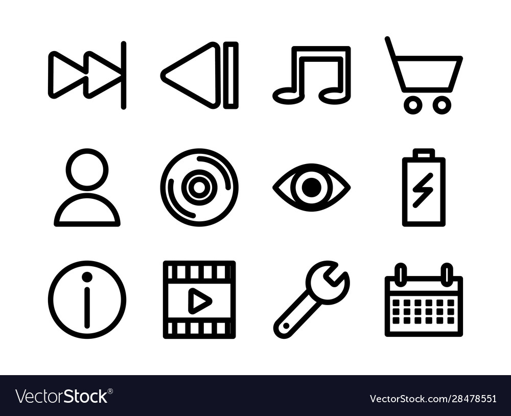 Bundle user interface set icons