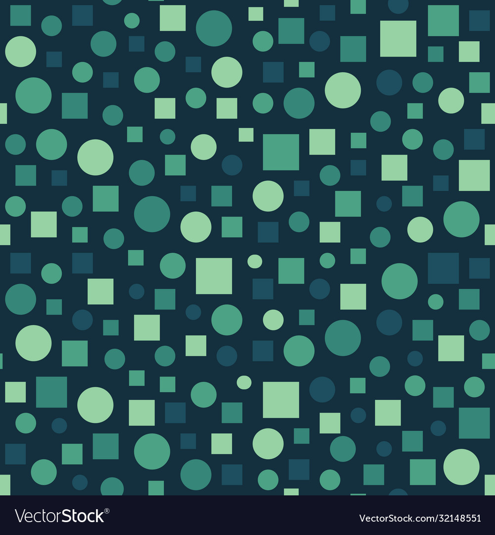 Geometric seamless repeating pattern squaers