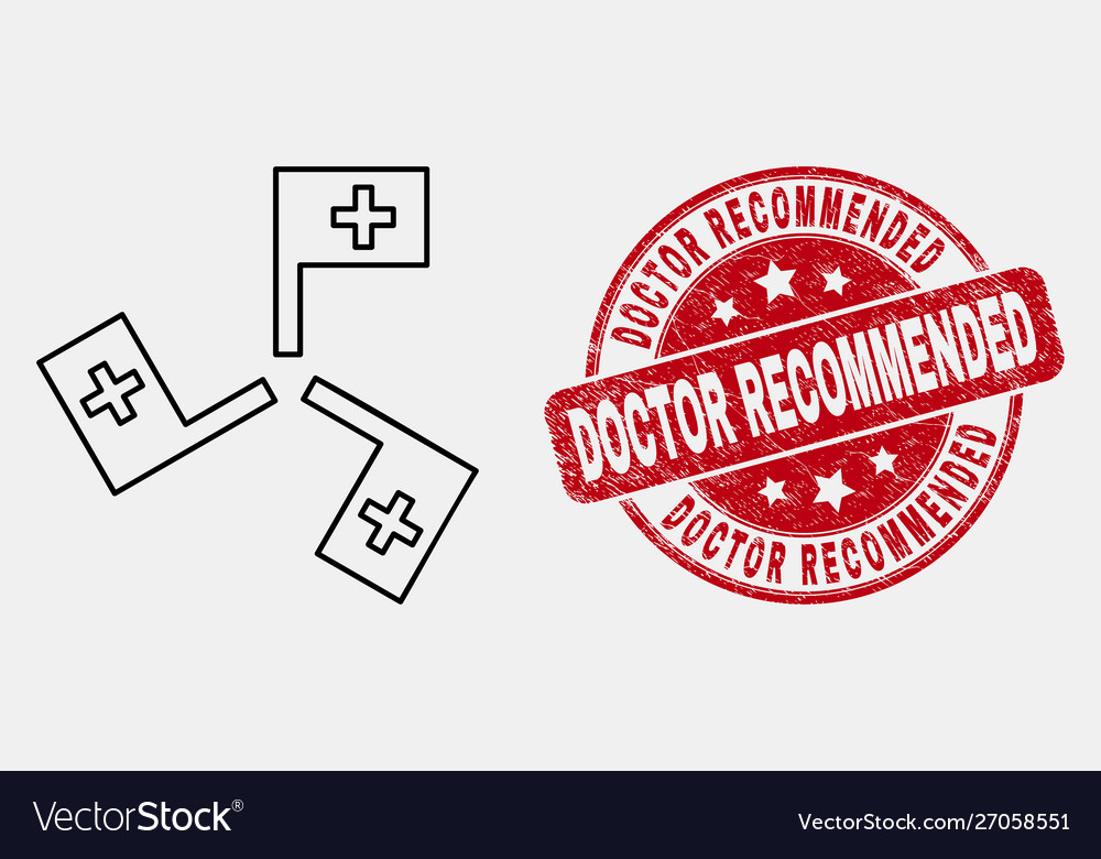 Stroke medical flags icon and distress