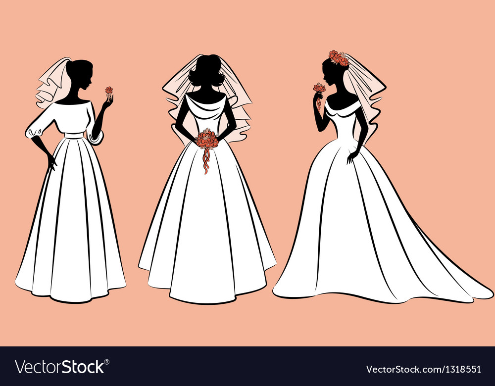 Wedding dress woman