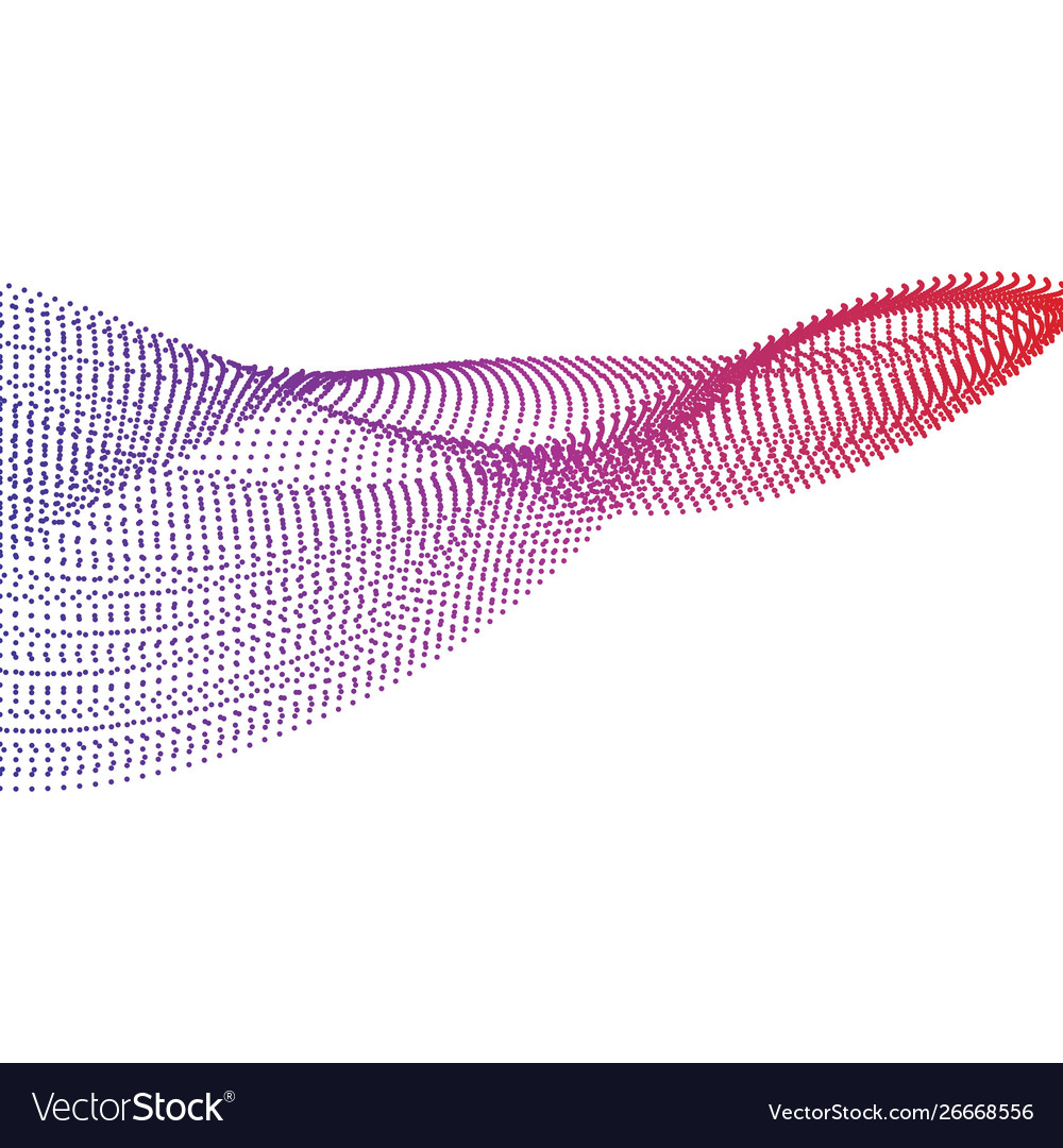 Abstract smooth color wave vector image Abstract smooth color wave