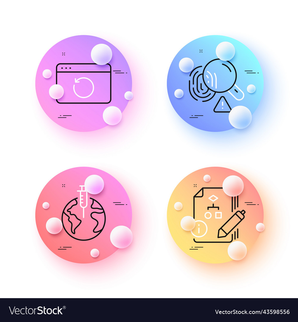 Algorithm recovery internet and pandemic vaccine vector image Algorithm recovery internet and pandemic vaccine