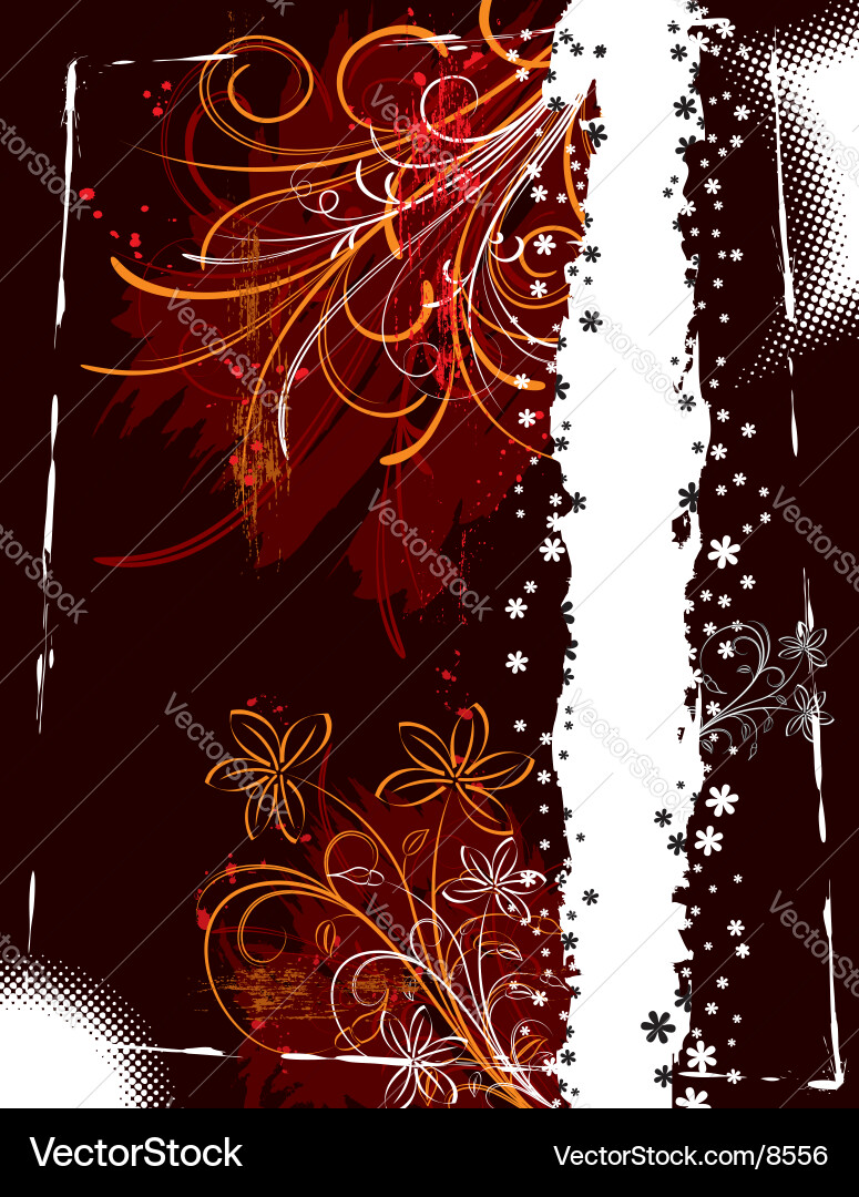 Background flower Royalty Free Vector Image - VectorStock