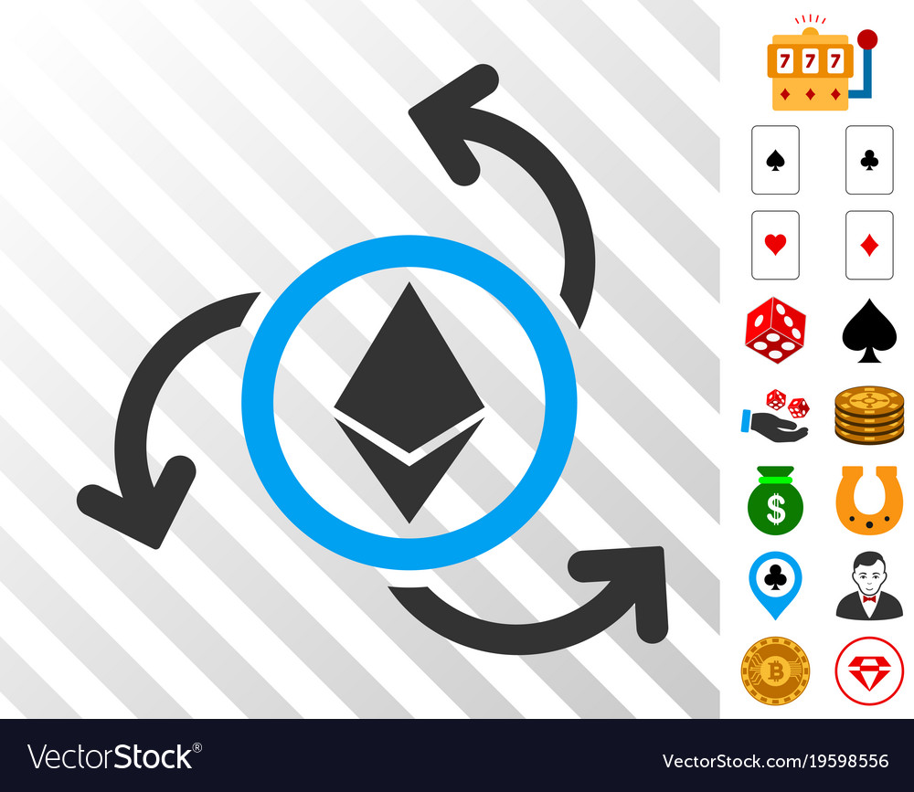 Ethereum source swirl icon with bonus