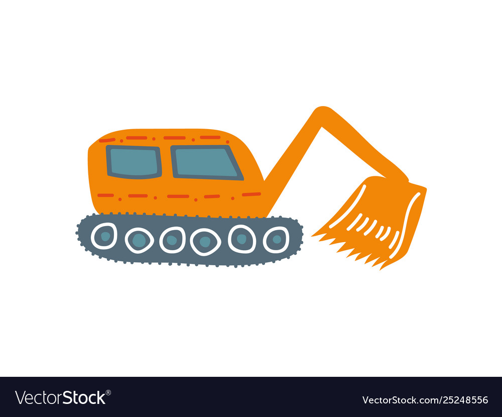 Excavator heavy industrial construction machinery