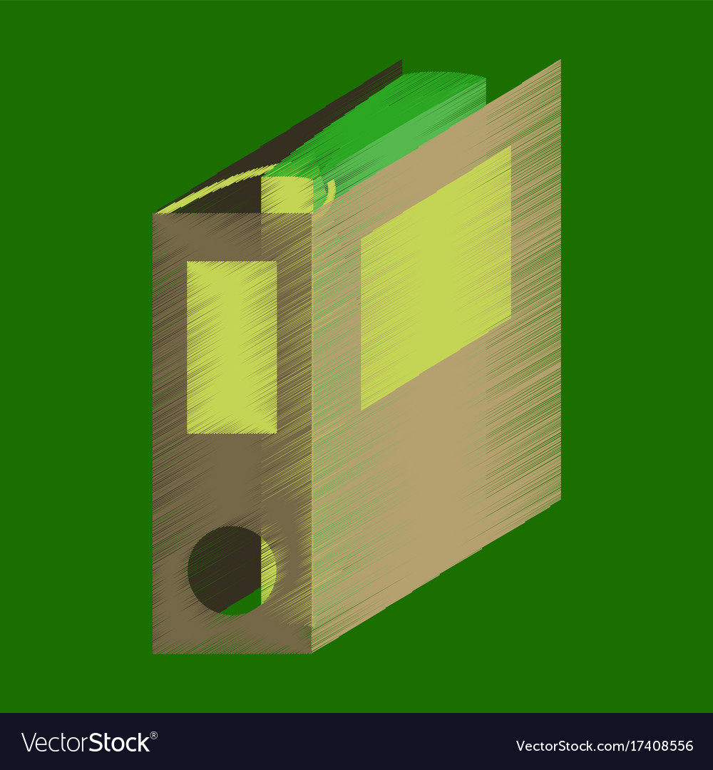 Flat shading style icon folder for documents