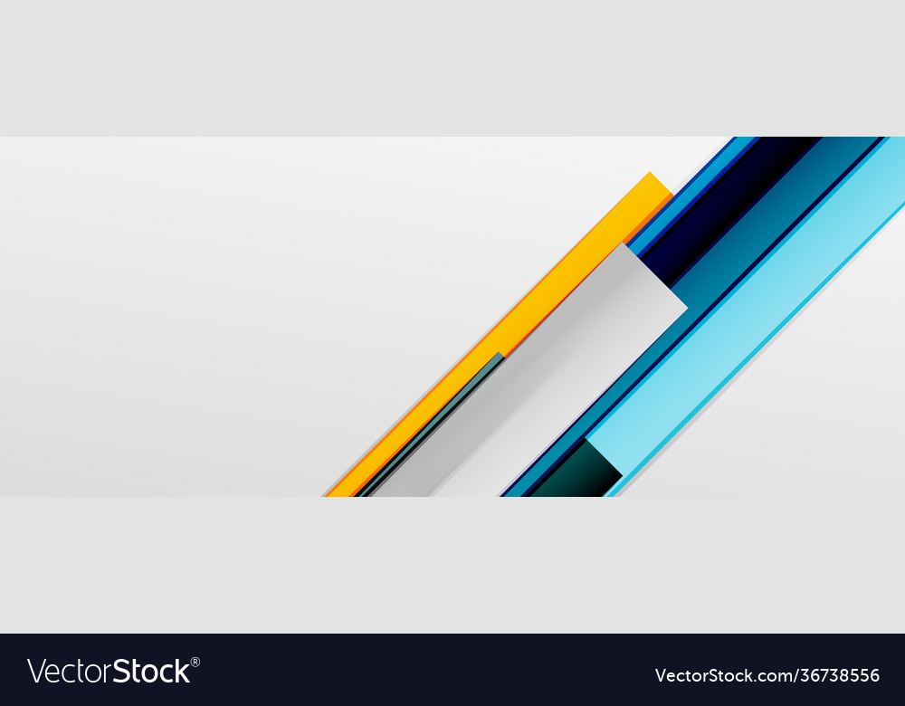 Multicolored lines background design template Vector Image Multicolored lines background design template