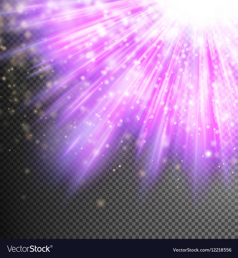 Purple luminous rays eps 10 Royalty Free Vector Image