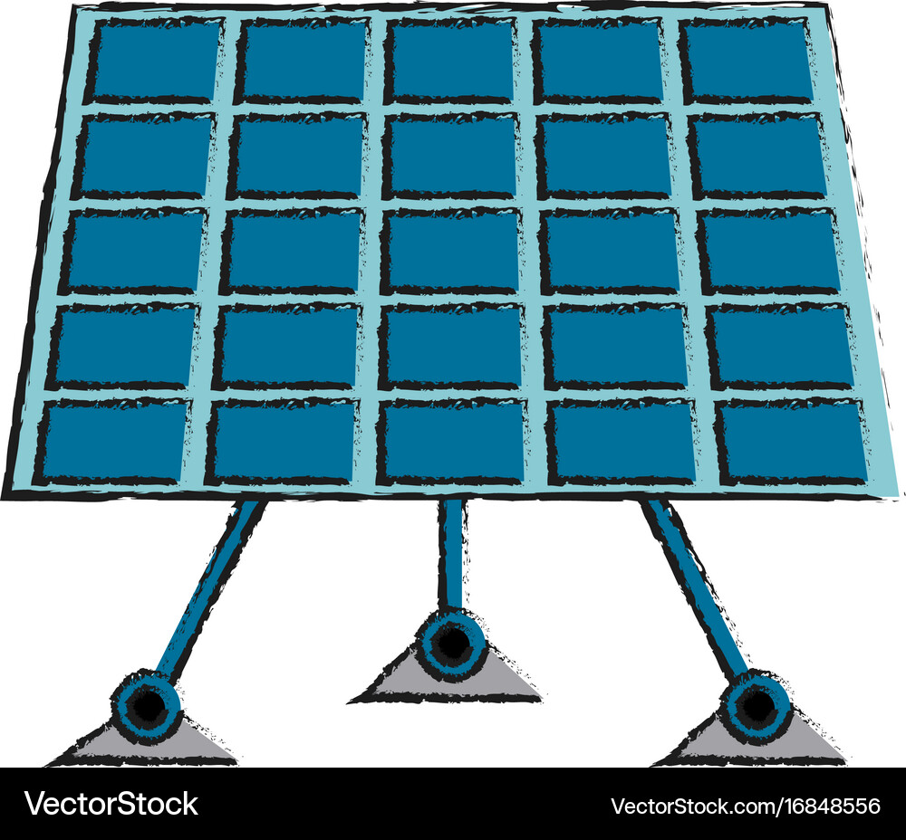 Solar panel Royalty Free Vector Image - VectorStock