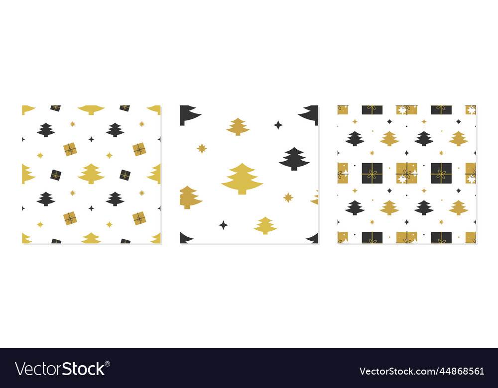 Christmas patterns set