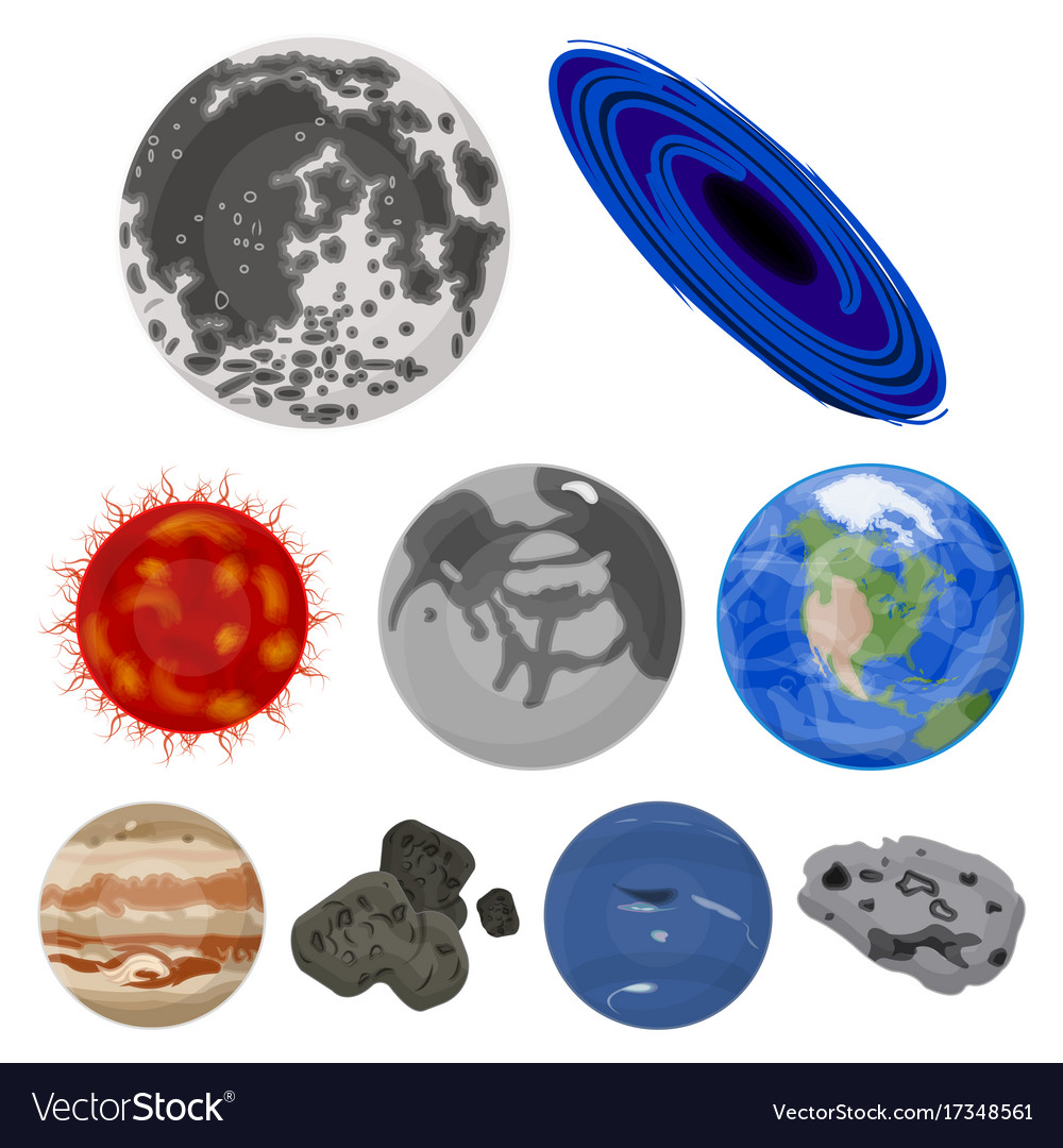 Planets of the solar system cosmic objects