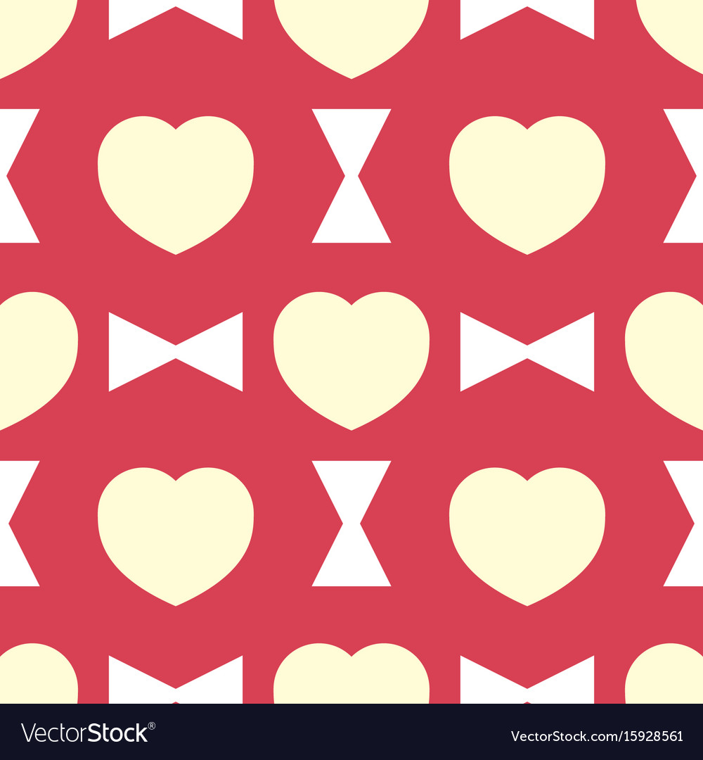 Seamless pattern with heart