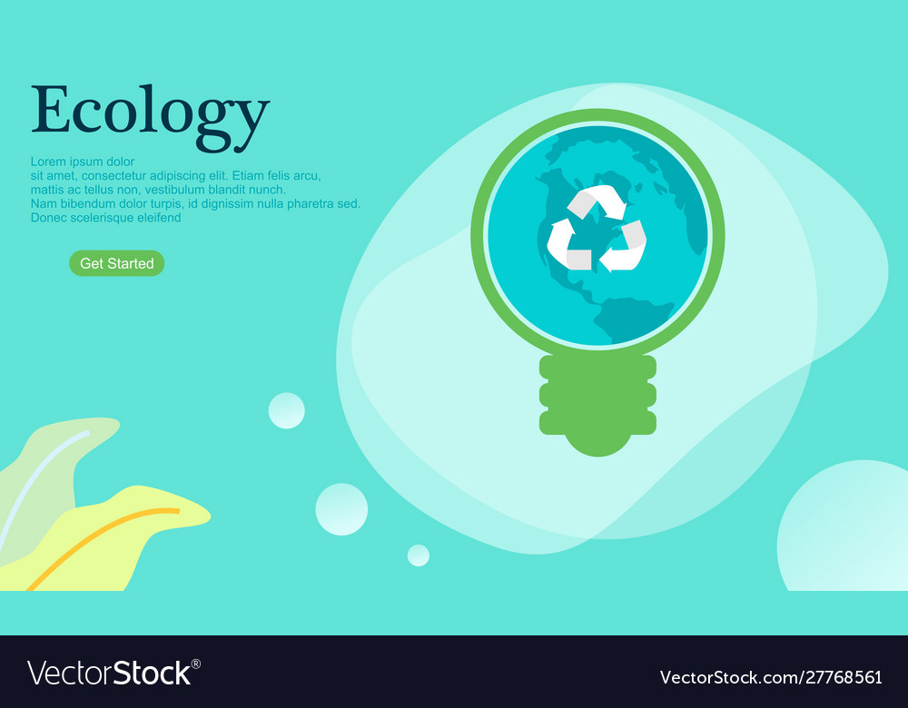 Web page design for recycling garbage