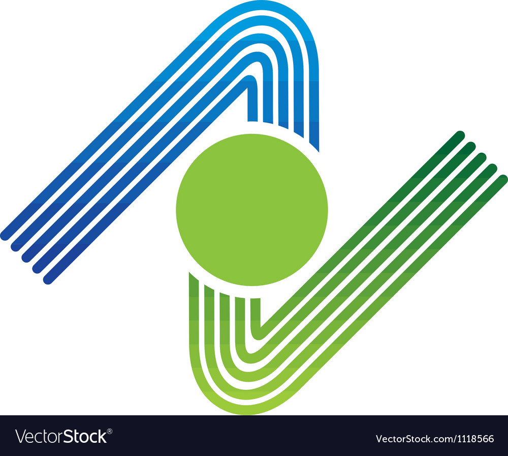 Abstract Loop Shape Logo