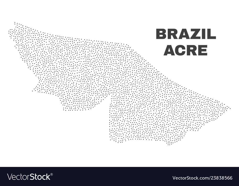 Acre state map of points
