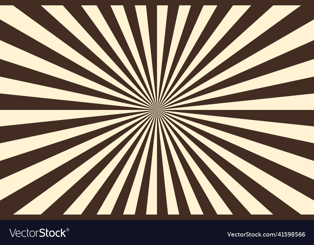 Brown color burst background rays in r