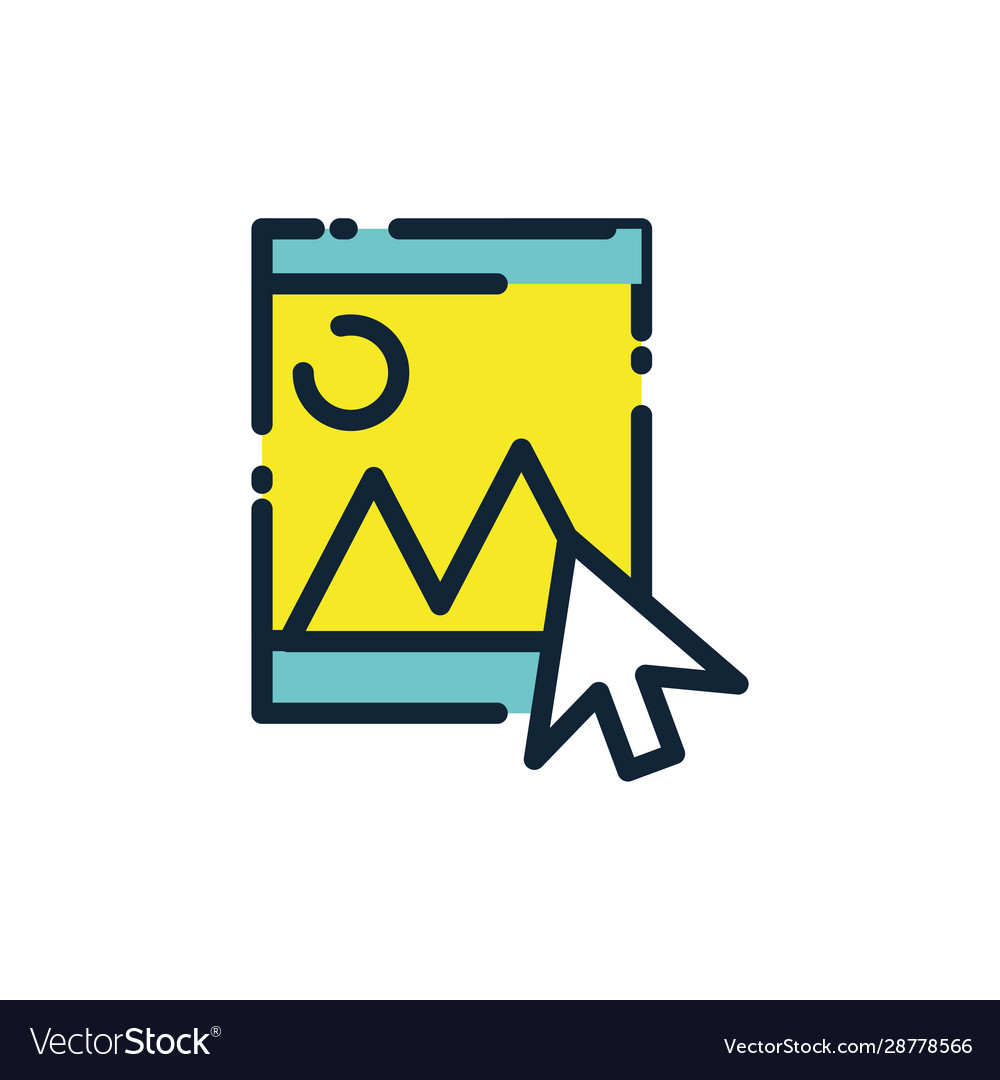 Isolated picture and cursor design