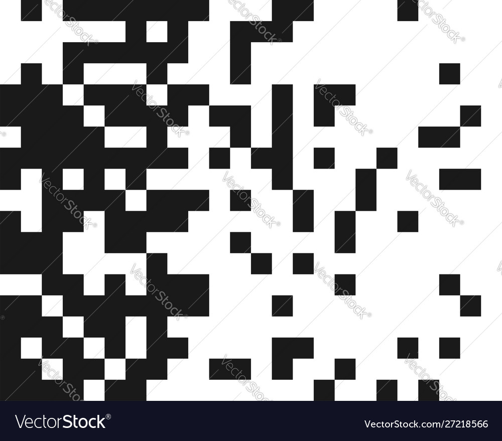 Squares pixelated block pixels random mosaic Vector Image