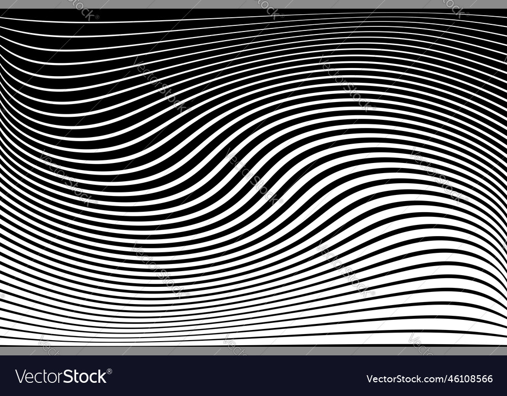 Wavy lines pattern vector image Wavy lines pattern