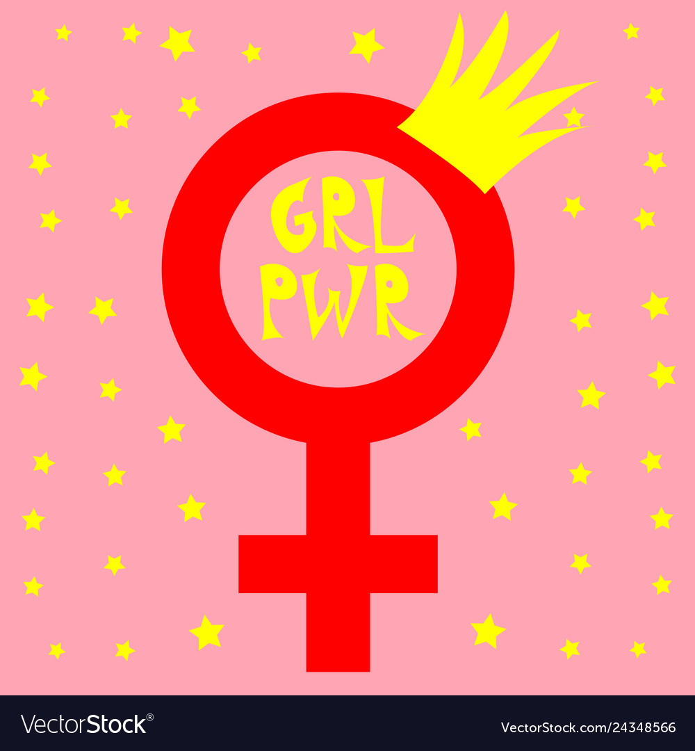 Women resist symbol woman fist concept venus