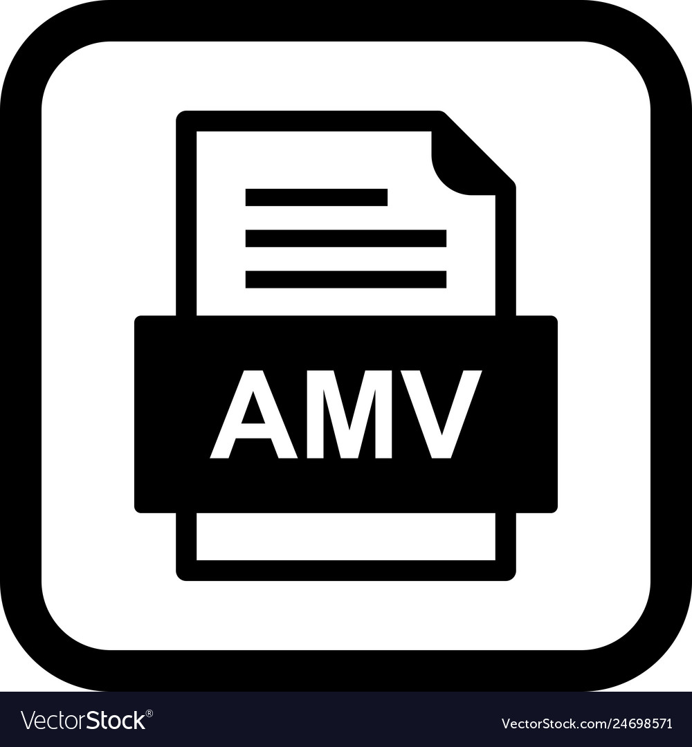 Amv file document icon