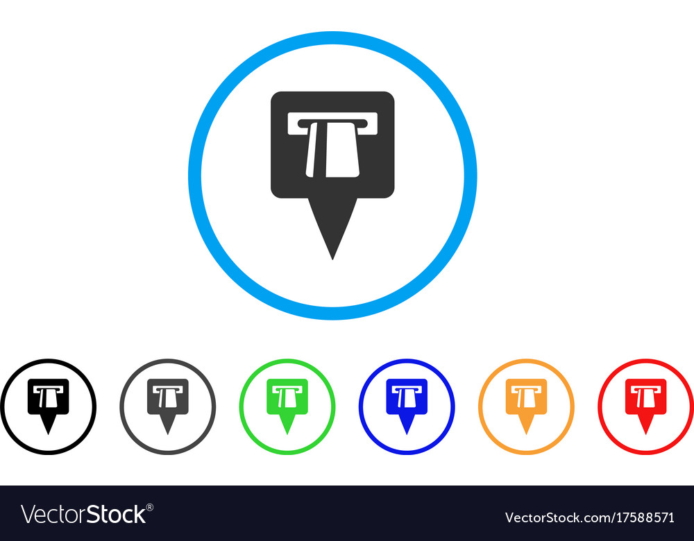 Atm pointer rounded icon