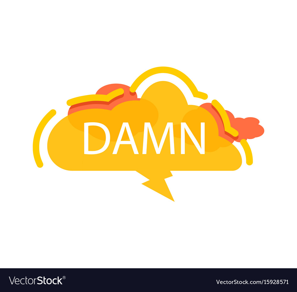 Dawn speech bubble with expression text