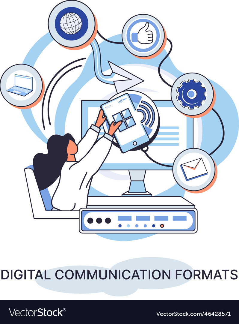 Digital communication formats metaphor content