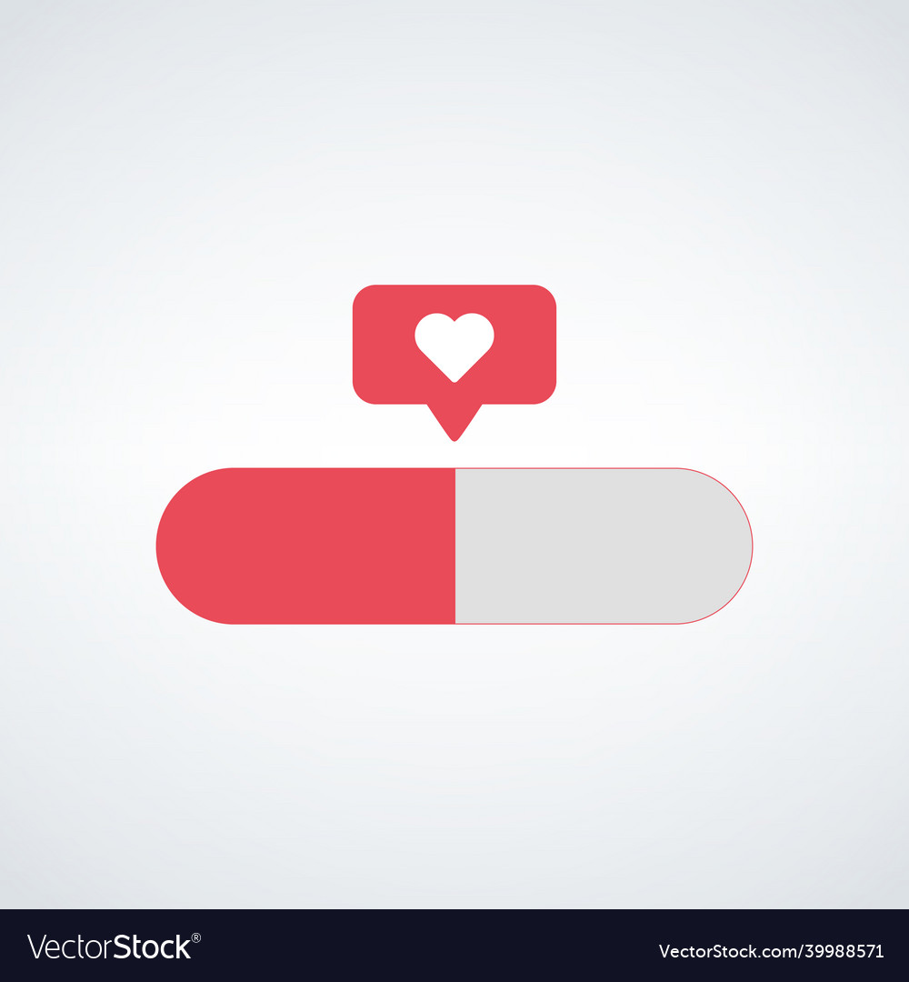 Indicator like slide for social network sliding