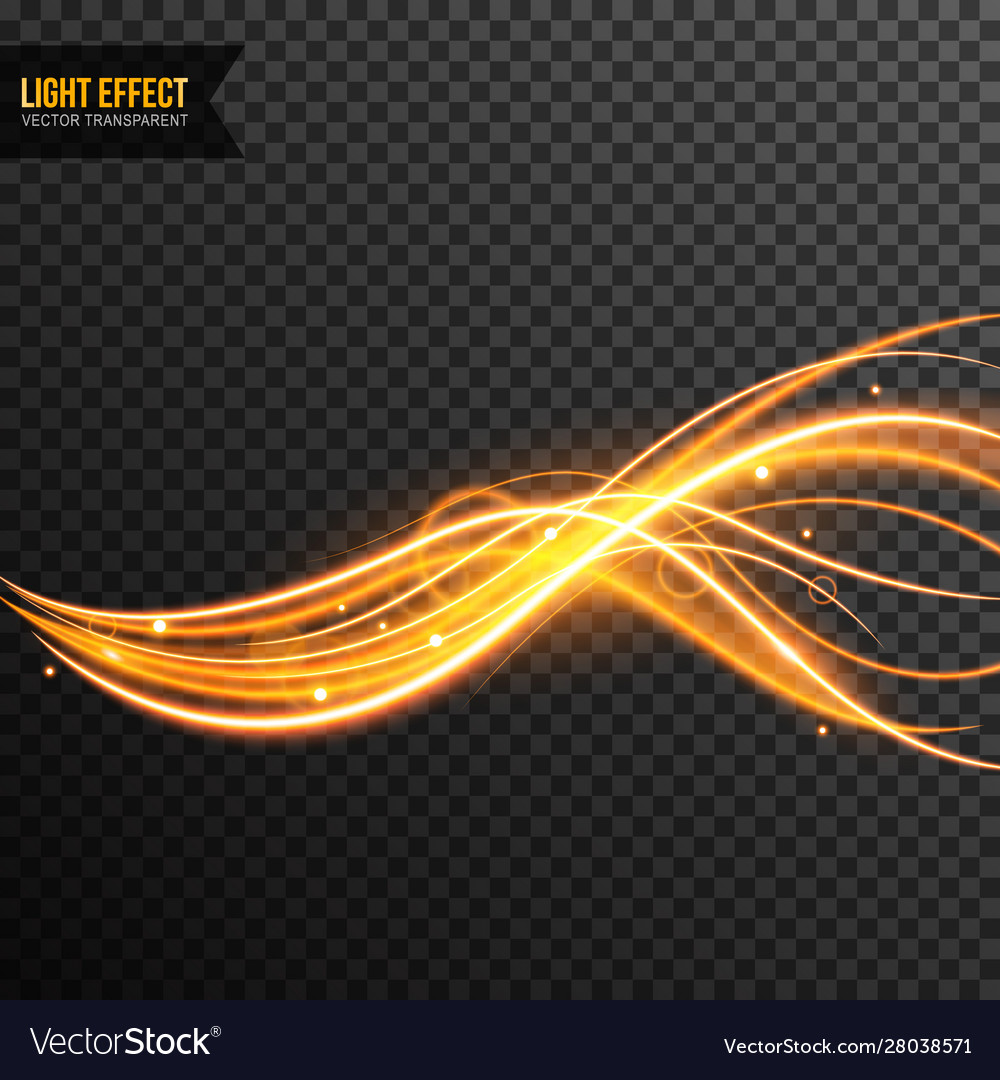 Light effect transparent with line swirl vector image Light effect transparent with line swirl