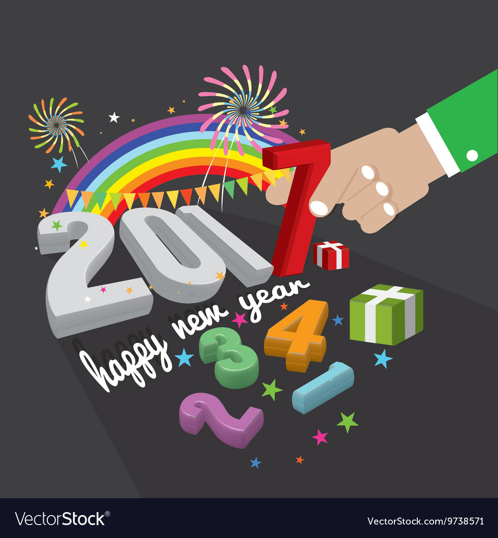 New year celebrate 2017