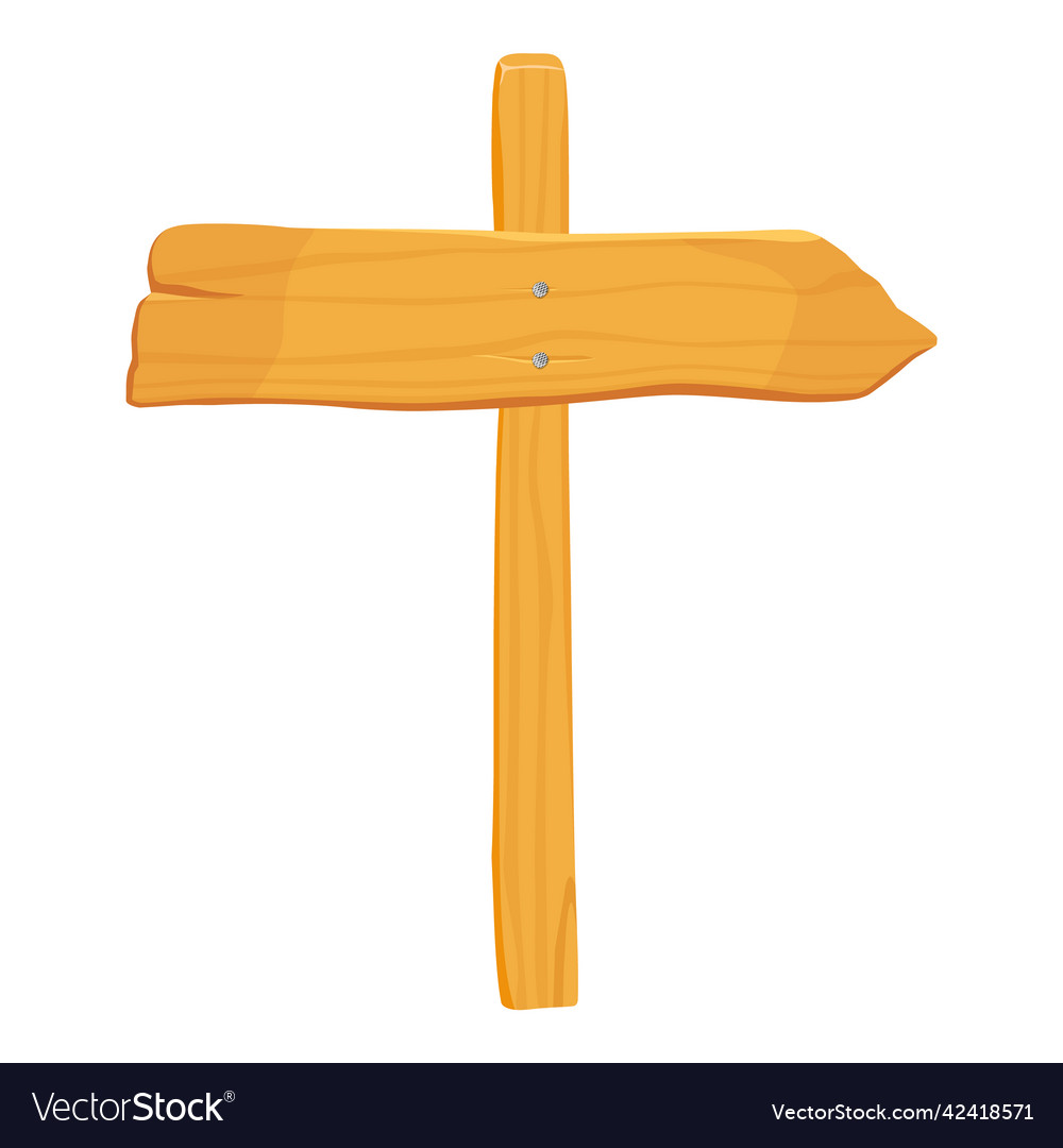 Wooden element textured empty signboard