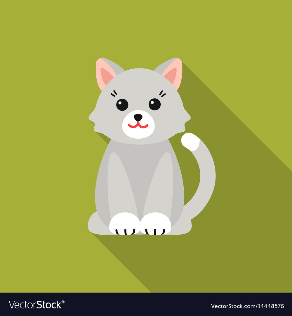 Cat Icon, Small & Flat Iconpack