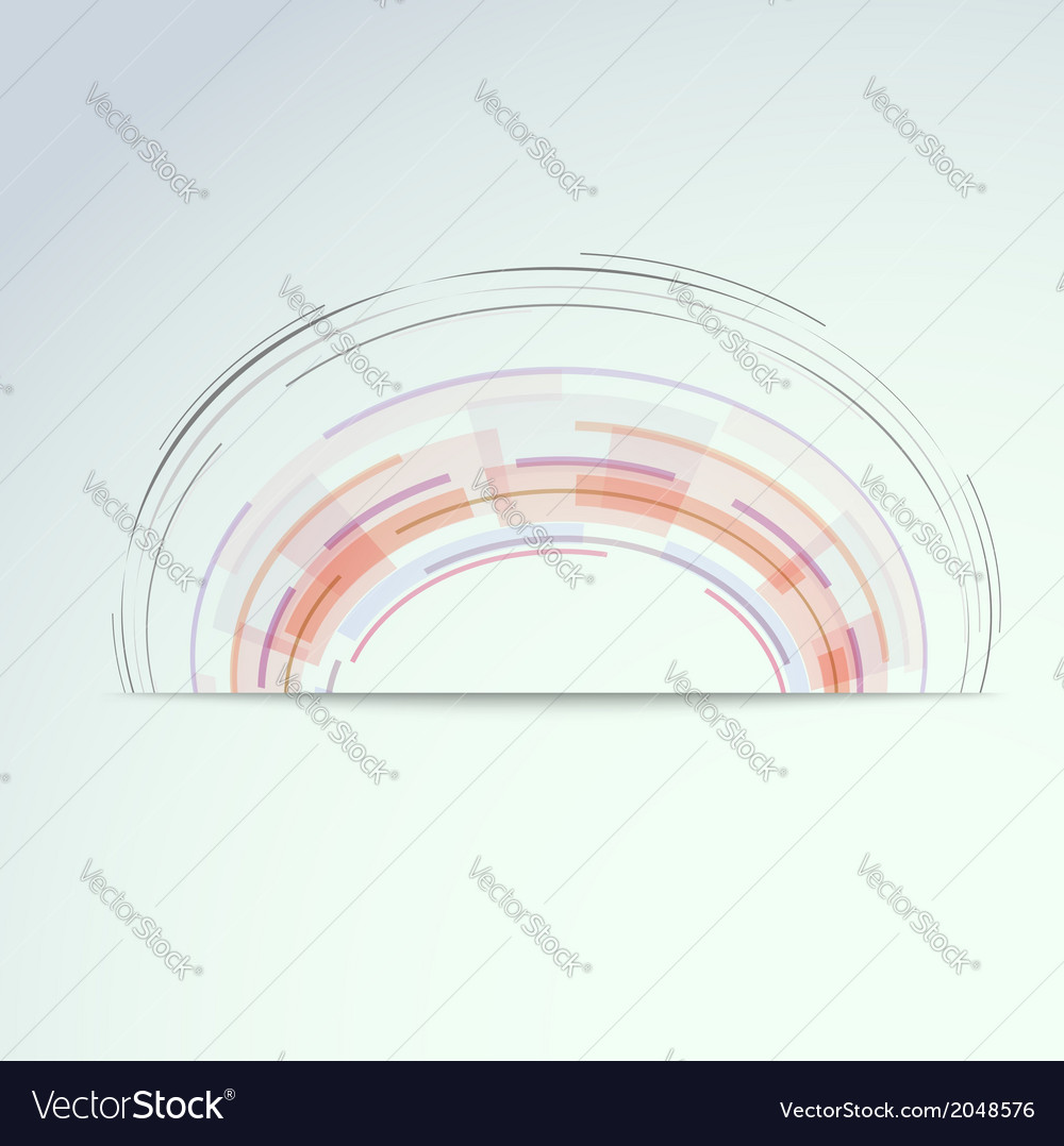 Circular concentric design element