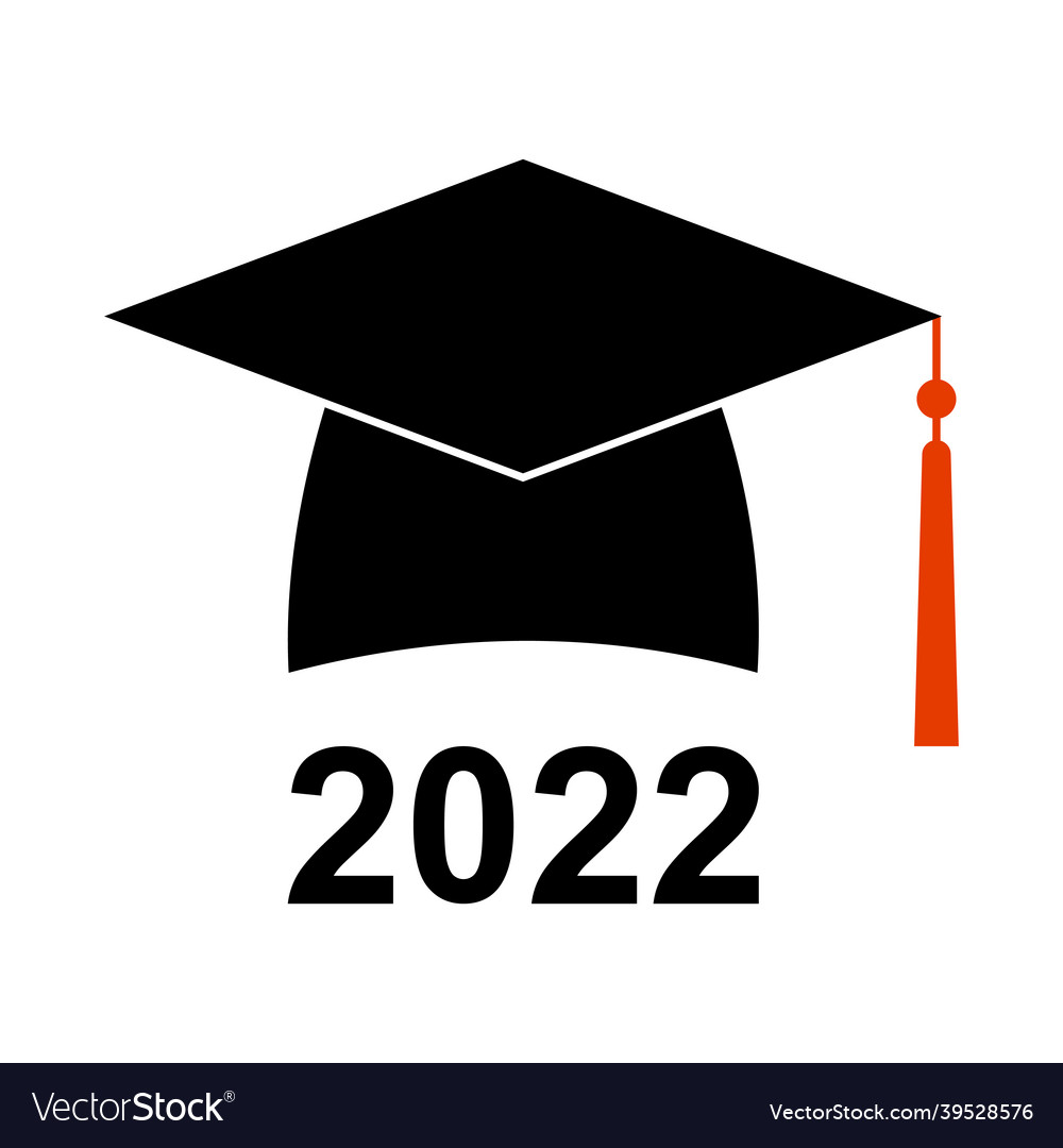 Congratulations on graduation 2022 student Vector Image