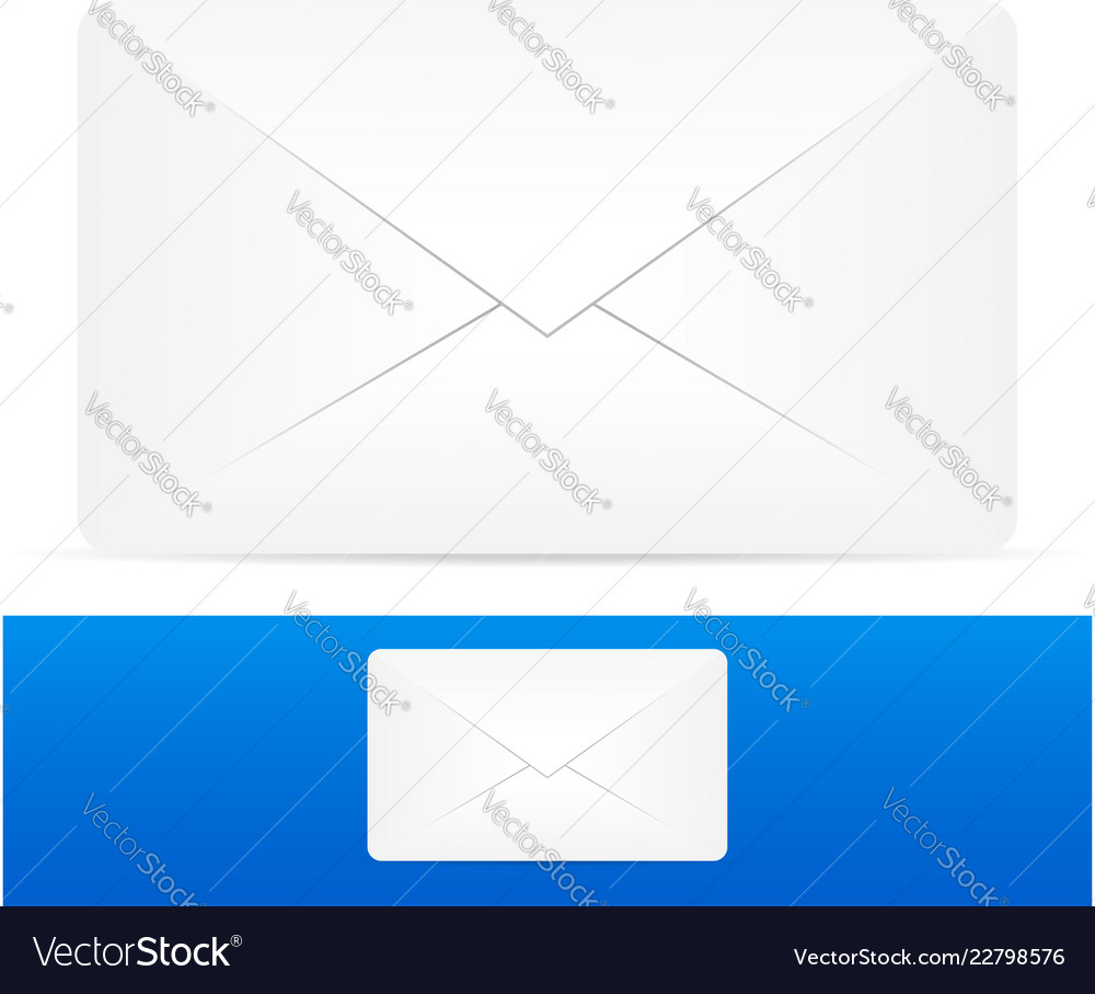 Envelope isolated