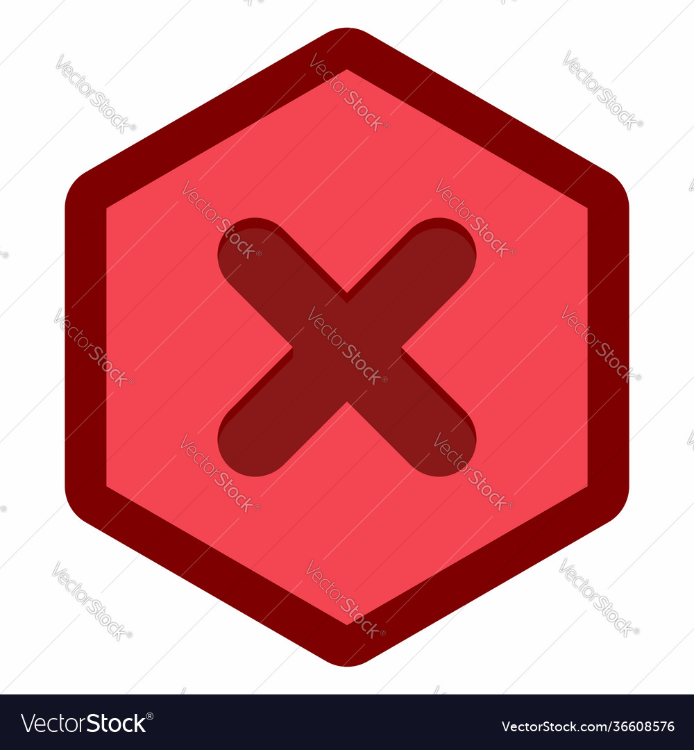 Wrong marks cross rejected disapproved vector image Wrong marks cross rejected disapproved