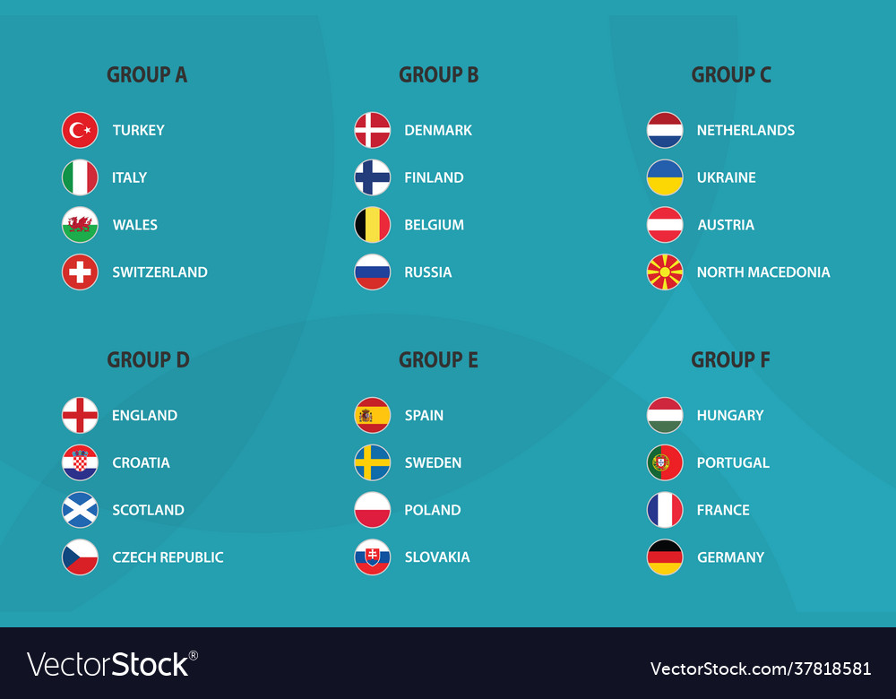 UEFA UEFA Europameisterschaften Flaggen