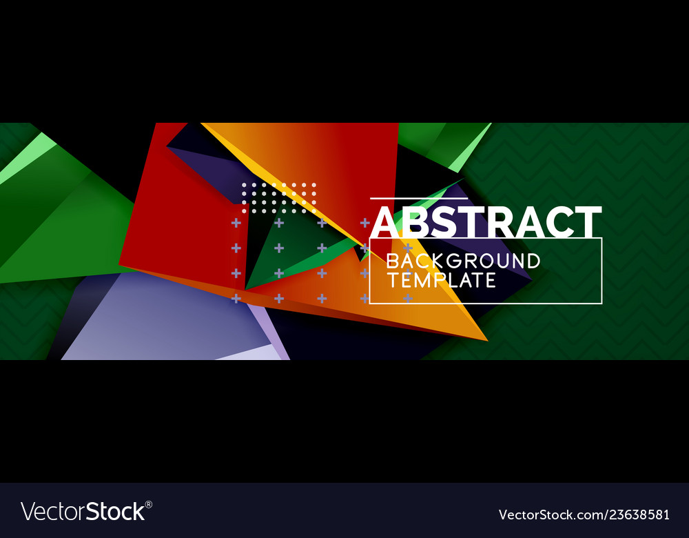 3d triangular minimal abstract background vector image 3d triangular minimal abstract background