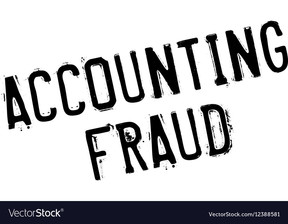 Accounting fraud rubber stamp