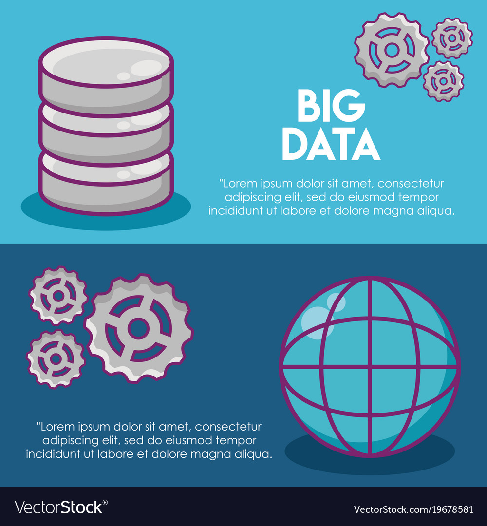 Big data design concept