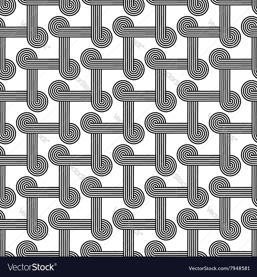 Design seamless monochrome zigzag pattern