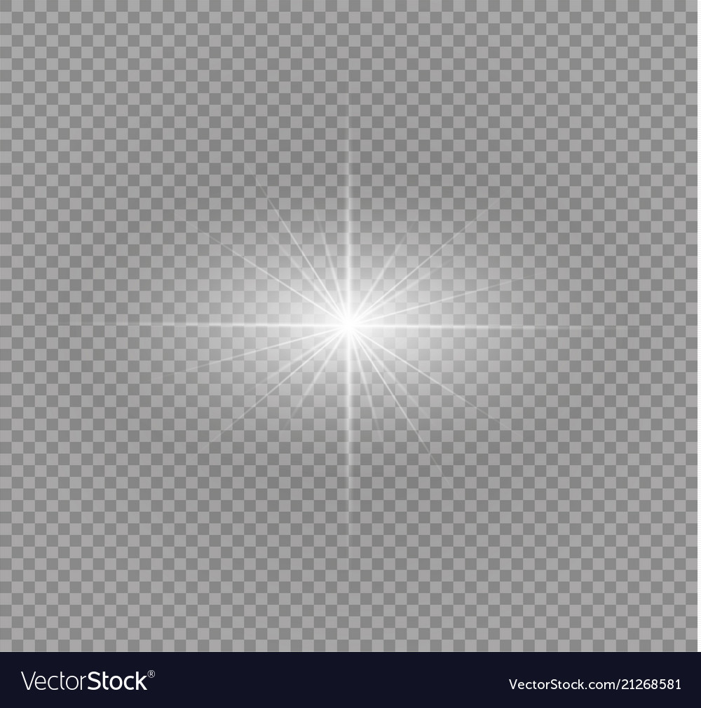 Glow Light Burst mit Sparkles