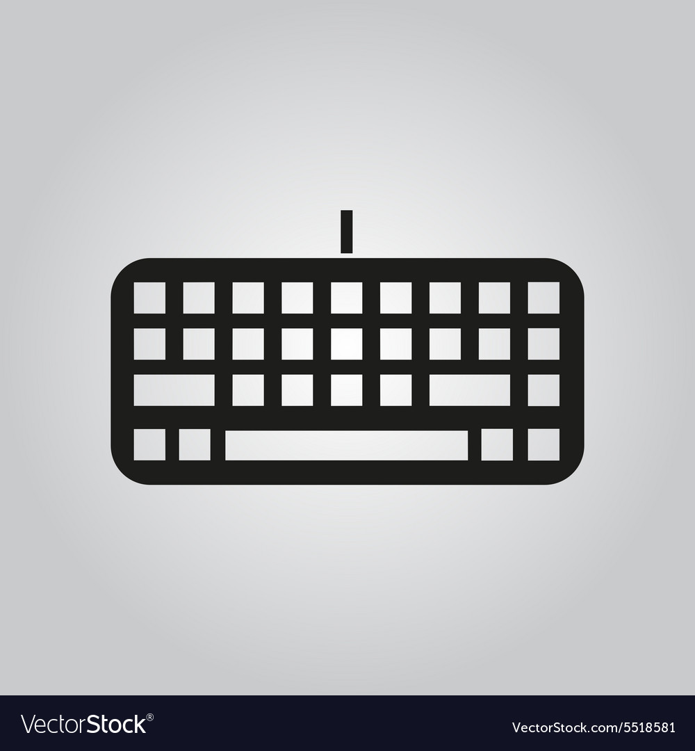 Keyboard icon keypad and input typing
