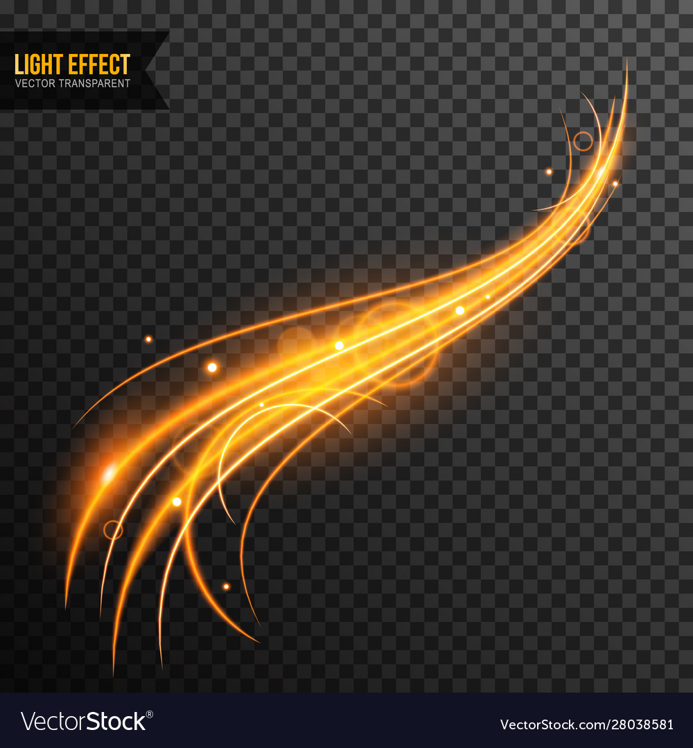 Light effect transparent with line swirl